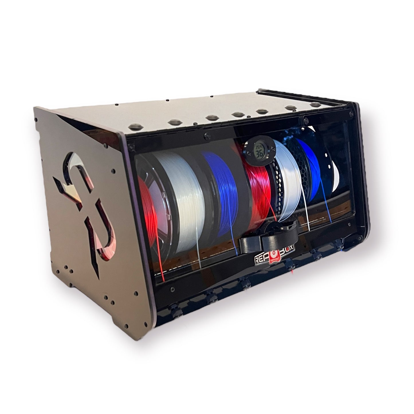 FULLY ASSEMBLED RepBox v2.5: "THE" 3D Printing Filament Management Solution