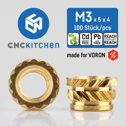 CNC Kitchen Official Threaded Inserts