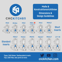 Load image into Gallery viewer, CNC Kitchen Official Threaded Inserts