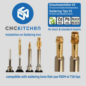 CNC Kitchen Soldering tips for threaded inserts