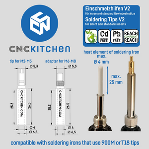 CNC Kitchen Soldering tips for threaded inserts