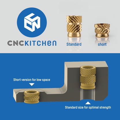 CNC Kitchen Official Threaded Inserts