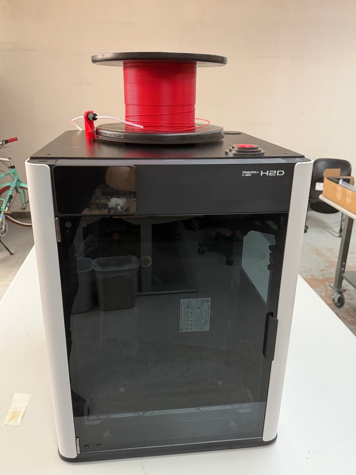 Top Hat- The More Civilized Spool Holder For Your 3D Printer. Compatible with Filament Spools 250g - 10Kg