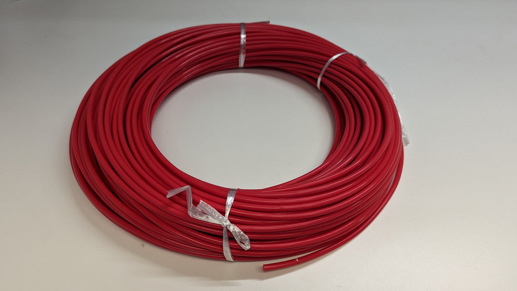 RED 4mm x 6mm PTFE Translucent White Teflon Bowden Tubing