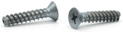 50 pack of #6 x 3/8" (M3x9mm) Thread Forming Screws for Plastics Phillips Flat Head 410 Stainless Steel