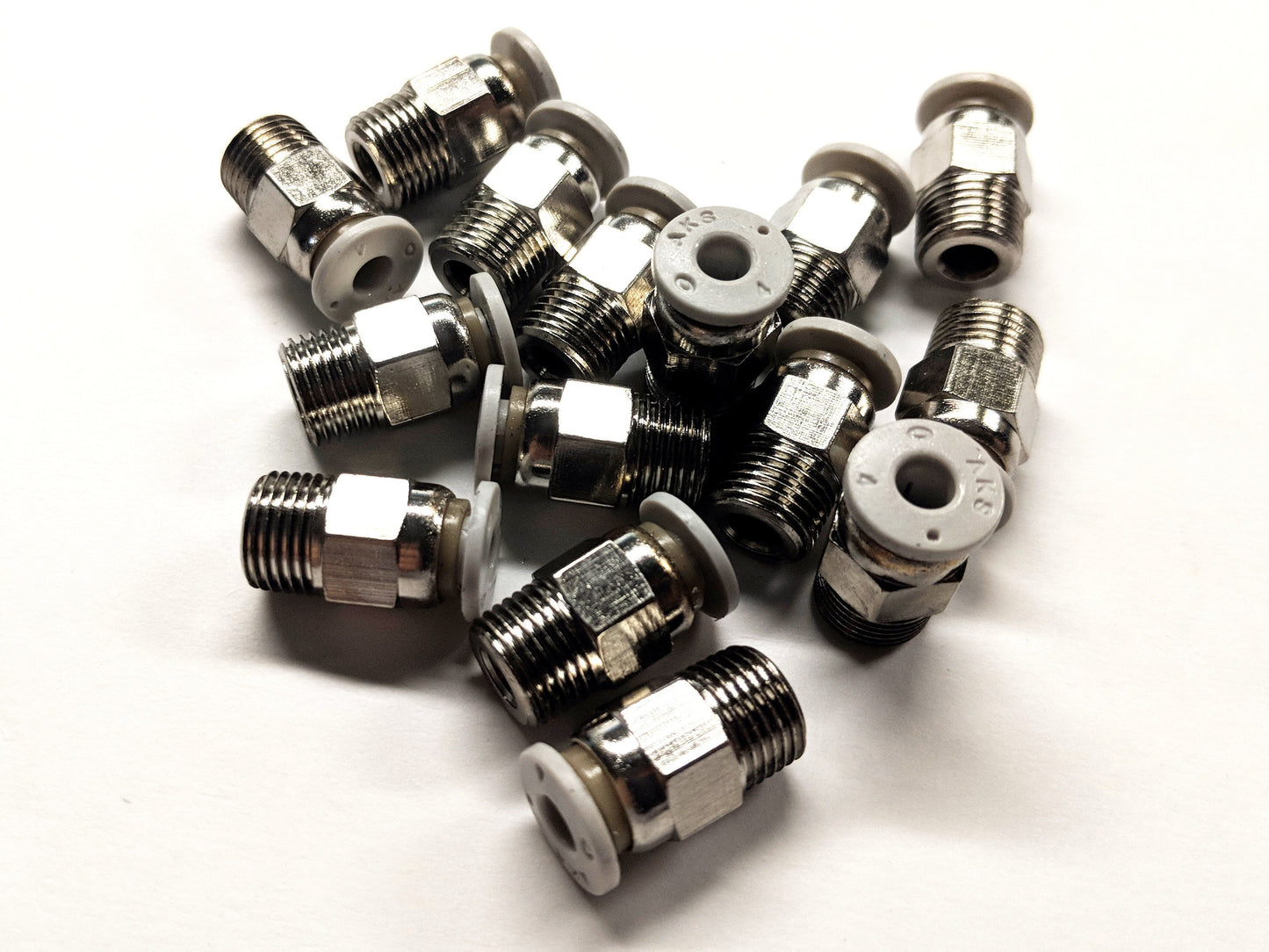 Capricorn 4 Pack PC4-M10*0.9 Straight-Thru Fittings - For 1.75mm Bowden Tubing