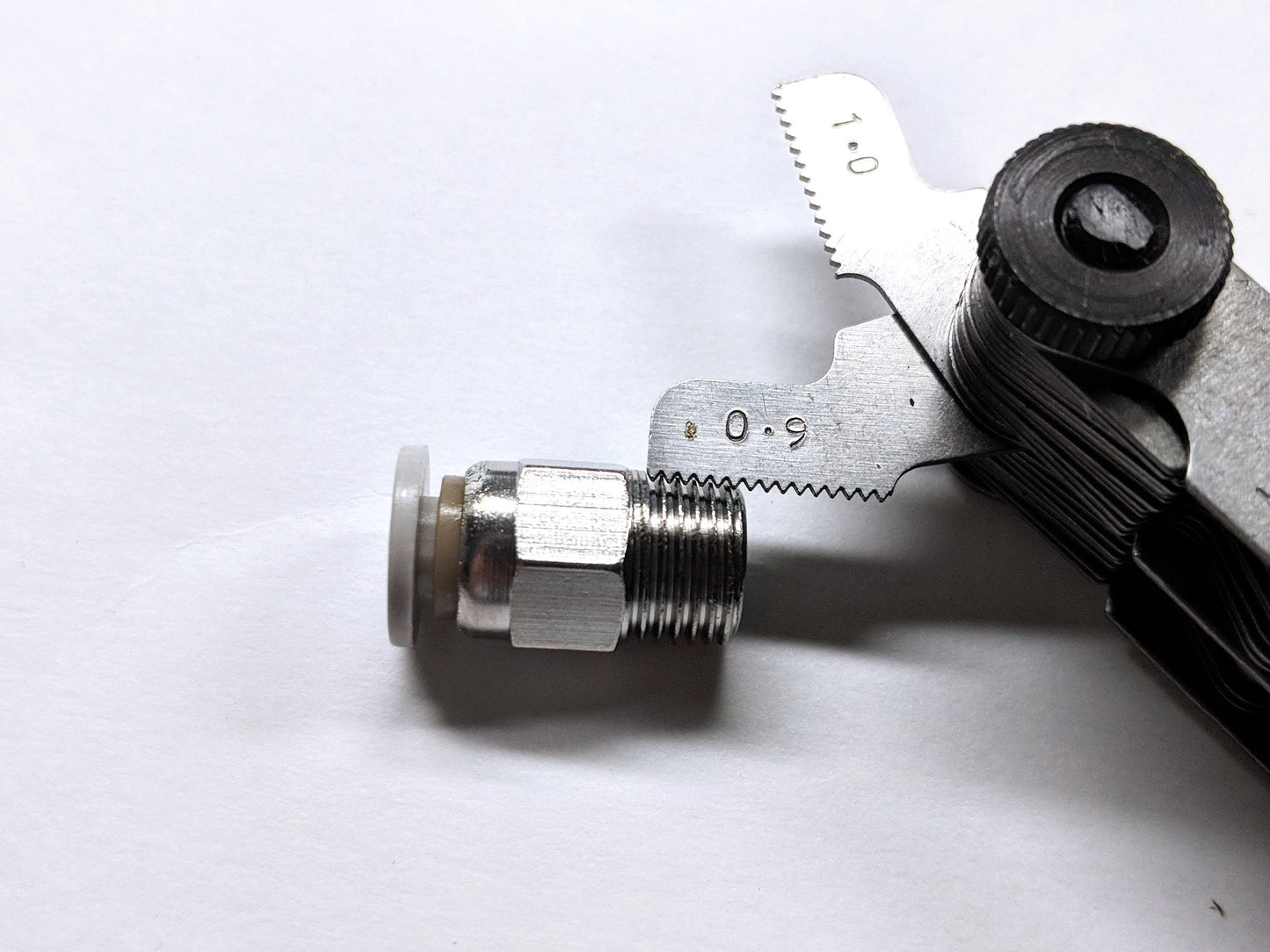 Capricorn 4 Pack PC4-01 NPT (1/8in) Straight-Thru Fittings - For 1.75mm Bowden Tubing