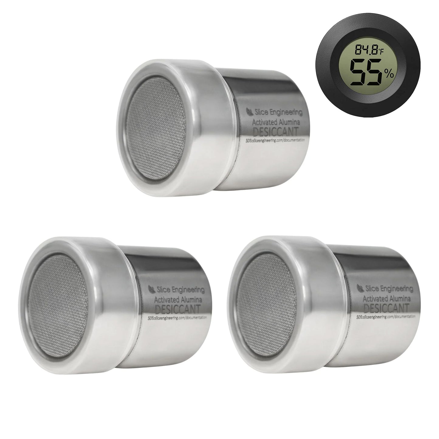 Activated Alumina Filament Drying Desiccant 3 Pack by Slice Engineering