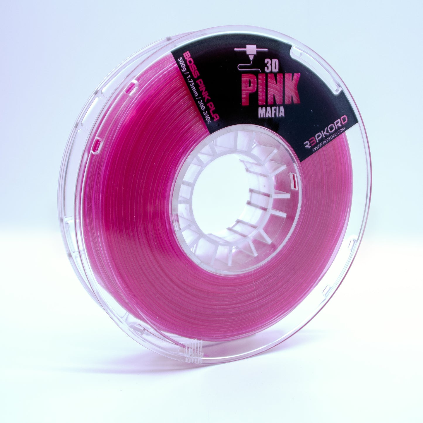 Boss Pink PLA 1.75 PLA Filament 1lb Spool