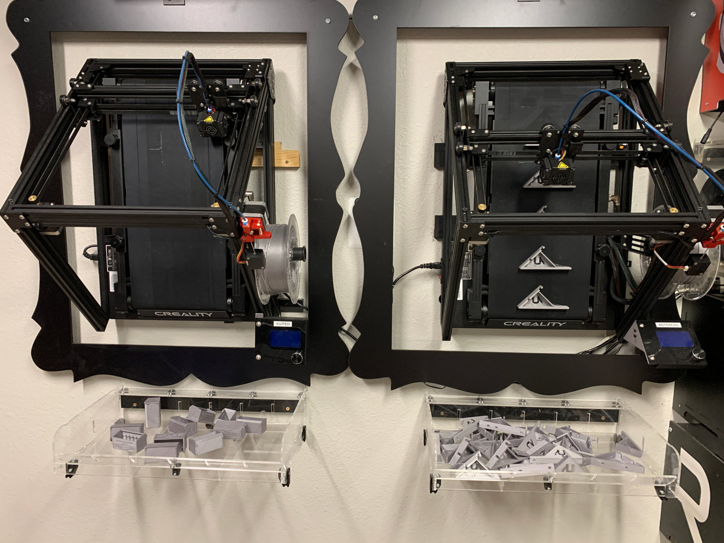 Wall Mount Kit for RepBox v2 and Above, RepWinder, RepRack, and Catch Bins