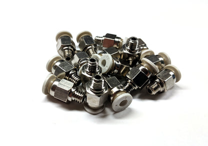 Capricorn 4 Pack PC4-M6 Fittings - For 1.75mm Bowden Tubing