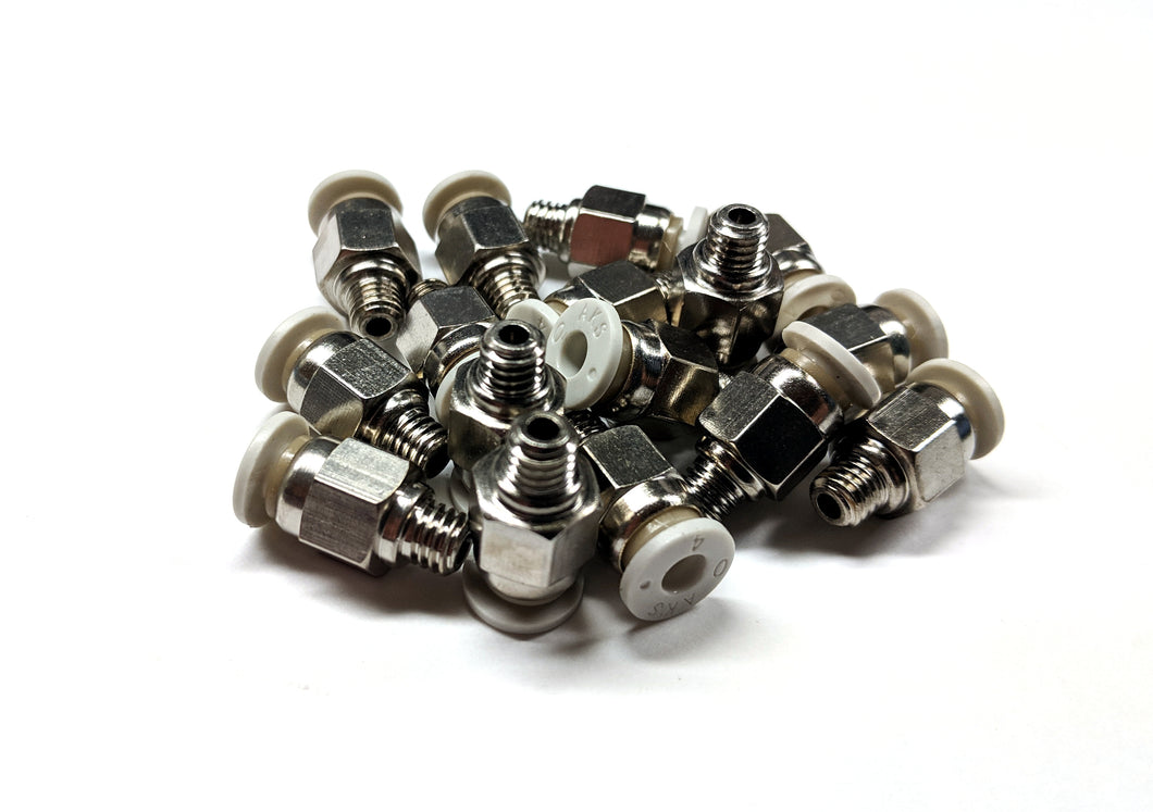 Capricorn 4 Pack PC4-M6 Fittings - For 1.75mm Bowden Tubing