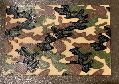 LIMITED EDITION #CamoPak: 4 1lb Spools! Army OD Green, Upside Brown, Coyote Tan, Black Ops 1.75 PLA Camouflage 3D Printer Filament MADE IN THE USA!